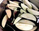 油節約●ナスと牛肉ボリューム炒め大皿料理作り方1写真