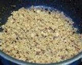 そぼろの中華粥__Chinese Rice Gruel with Ground Chiken seasoned Sweet Soy Sauce作り方2写真