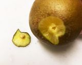 ムダ無し！キウイの芯の取り方！作り方3写真
