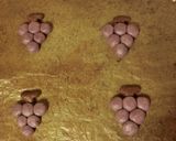 型なし★ぶどうのデコクッキー作り方5写真