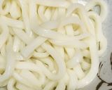 ネギと梅干しのシンプルぶっかけうどん作り方1写真
