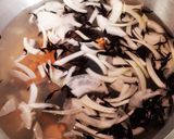 鉄分補給　あさりとレンズ豆の味噌スープ作り方4写真