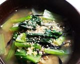 鉄分補給　あさりとレンズ豆の味噌スープ作り方6写真
