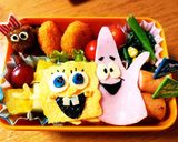 型取るだけ簡単☆スポンジボブ キャラ弁♪作り方7写真