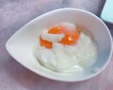 茹でアスパラと温泉卵のオーロラソース風作り方1写真