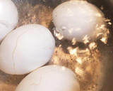 煮ないでほっとく煮卵★粉末ソース活用作り方1写真