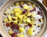 土鍋ご飯　簡単　いもご飯作り方5写真