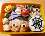 型取るだけ簡単☆スポンジボブ キャラ弁♪作り方8写真