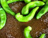 甘とう美人の麺つゆ煮♪簡単作り方4写真