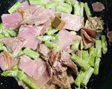 柿酢のマヨ炒め～きのこ編～作り方5写真