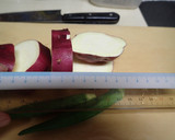 厚切り！さつまいもの天ぷら作り方1写真