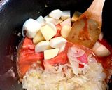 トマト缶と豚バラブロックのトマトカレー作り方7写真