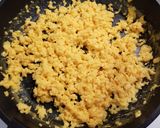 玉ねぎ入り肉そぼろの三色丼作り方3写真
