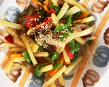 全てレンジオイスターソース不要青椒肉絲風作り方12写真