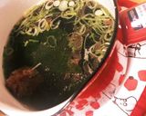 簡単！梅干しワカメのさっぱりスープ作り方3写真