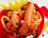 ウインナーで可愛いダックスフンド作り方7写真