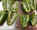 モテレシピ♡ピーマンの肉詰め～甘辛バター作り方1写真