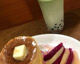 青汁タピオカ豆乳♪作り方3写真