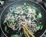金時草の海鮮パスタ作り方5写真