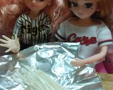 リカちゃん♡野球シリꕤカープホイル焼き作り方1写真