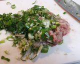 マグロの中落ちでなめろうに挑戦作り方4写真