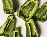 簡単☆焼肉のたれで肉詰めピーマン♪作り方1写真