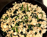 お手軽♪ほうれん草とツナの炒り豆腐作り方5写真