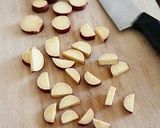 レンチン！甘辛さつまいもとしめじの豚丼作り方4写真