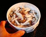 レンチン！甘辛さつまいもとしめじの豚丼作り方13写真