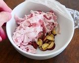 レンチン！甘辛さつまいもとしめじの豚丼作り方10写真
