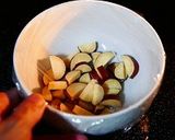 レンチン！甘辛さつまいもとしめじの豚丼作り方7写真