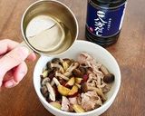 レンチン！甘辛さつまいもとしめじの豚丼作り方18写真
