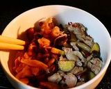 レンチン！甘辛さつまいもとしめじの豚丼作り方23写真