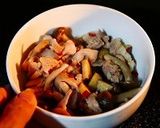 レンチン！甘辛さつまいもとしめじの豚丼作り方22写真