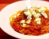 【簡単】カニのトマトクリームパスタ作り方7写真