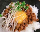 のせるけ♪お昼ご飯に♪麻婆風 肉味噌丼作り方3写真