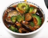 ☆レトルト☆ゴーヤとなすのミートソース焼作り方1写真
