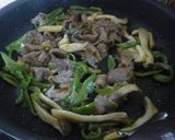 簡単!牛肉とエリンギのオイスター炒め♪作り方5写真