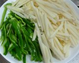 じゃが芋とピーマンのきんぴら♪作り方1写真