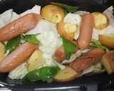 ココットダッチオーブンこんがり鶏野菜蒸し作り方2写真