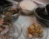 ✿フライパンで魚介のパエリア✿作り方2写真