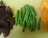 レンジで簡単♪卵と豚肉の中華炒め作り方1写真