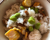 納豆と枝豆のまぜご飯（卵焼き入り）作り方3写真