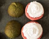 ひな祭り♡スイーツバーガー♡苺&ホイップ作り方16写真