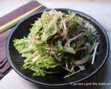 水菜とえのきの胡麻塩昆布サラダ作り方8写真