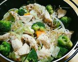 簡単！キャベツと鶏胸肉の低糖質鍋♪作り方10写真