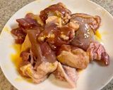 鳥もも肉の青海苔チーズパン粉焼き作り方2写真