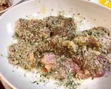 鳥もも肉の青海苔チーズパン粉焼き作り方3写真