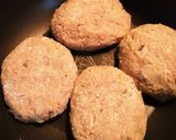 簡単ヘルシー！豆腐しいたけ入りハンバーグ作り方6写真