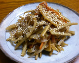れんこん&ごぼうの炒め煮。作り方6写真